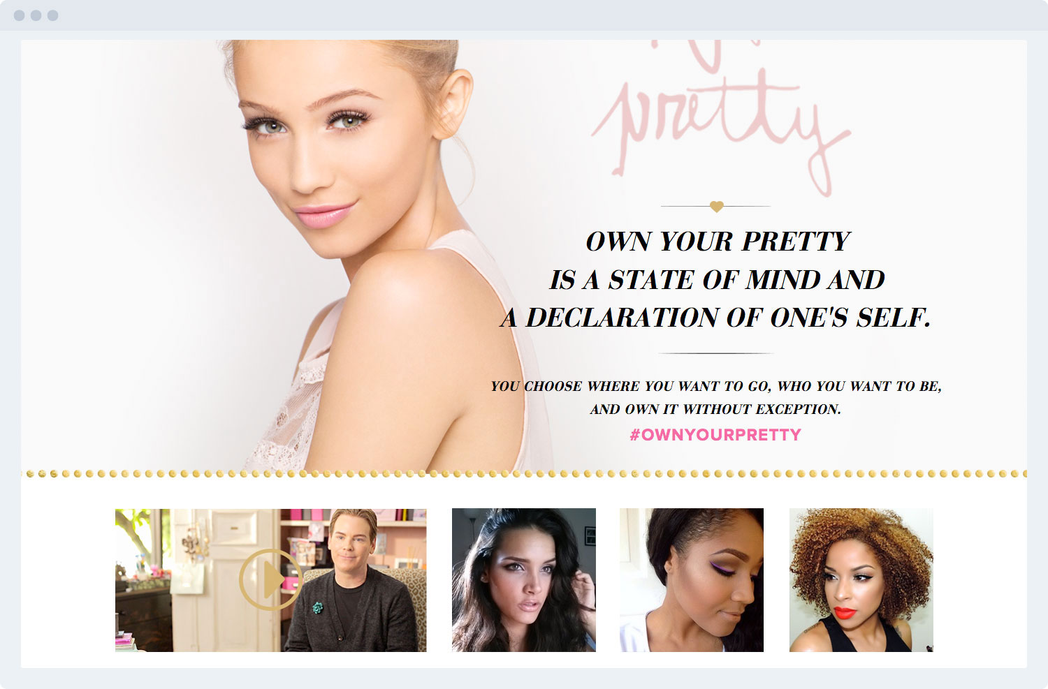 Side Studios, Toofaced, Own Your Pretty